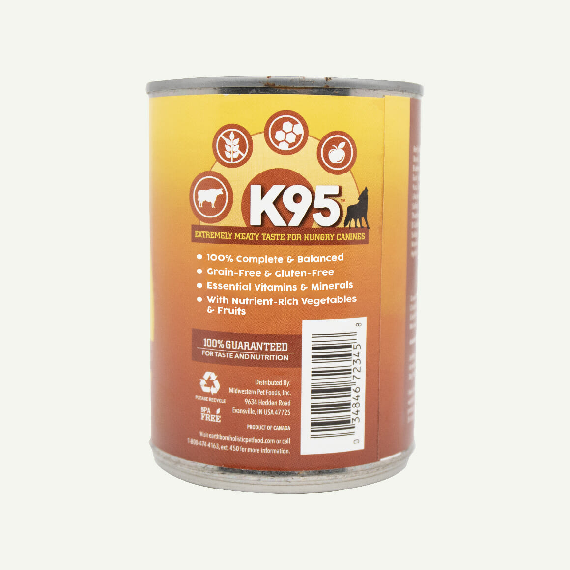 K95 Beef Earthborn Holistic Pet Food