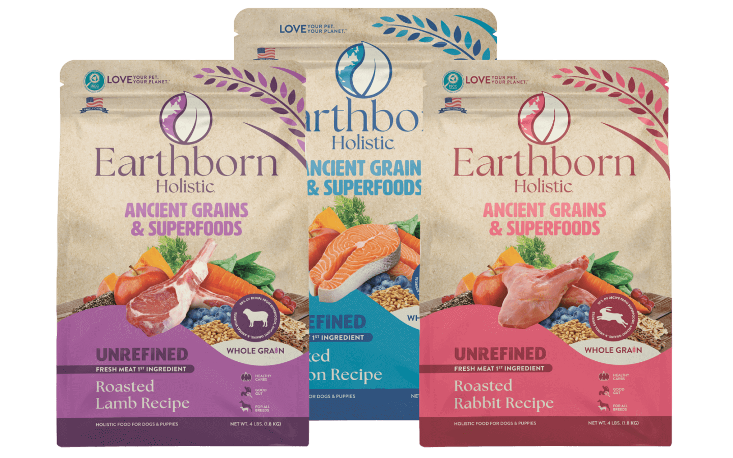 Quality Ingredients Earthborn Holistic Pet Food