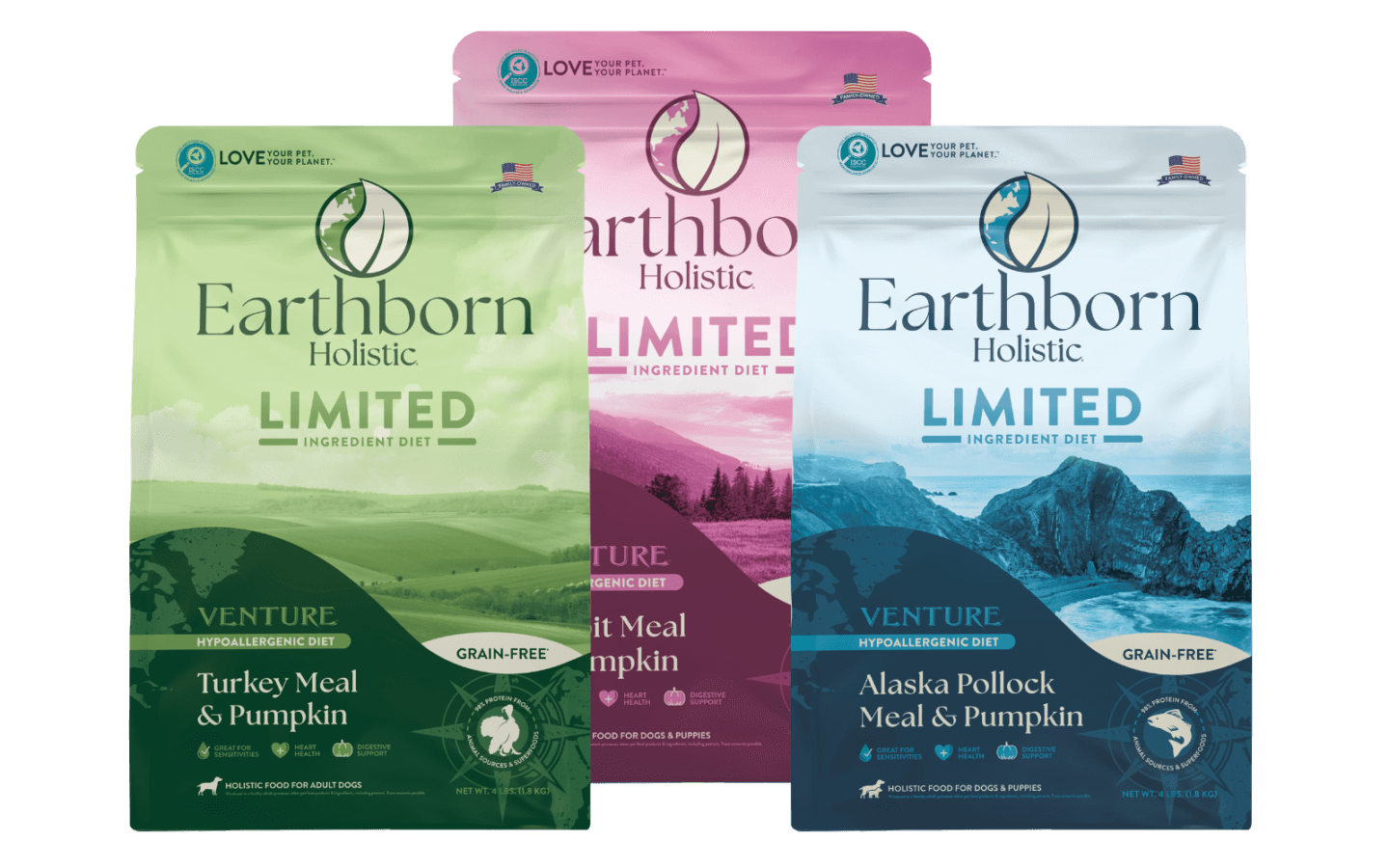 Quality Ingredients Earthborn Holistic Pet Food